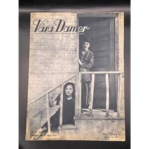 RARE 1936 Swedish Vara Damer Charlie Chaplin Magazine Modern Times Goddard